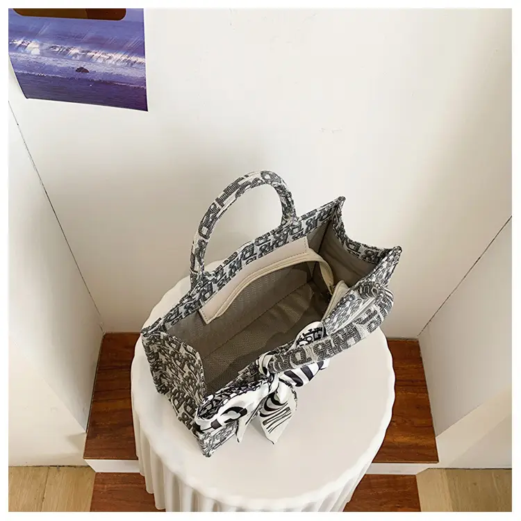 Women Cross-Border Fabric Shoulder Tote Bag 2025 Trendy Large Capacity — feature 40