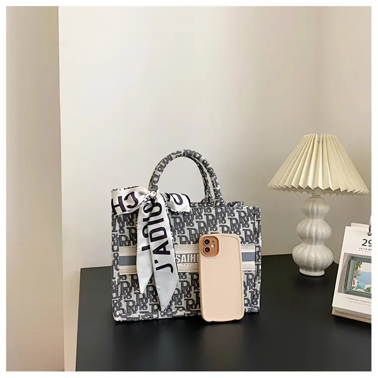 Women Cross-Border Fabric Shoulder Tote Bag 2025 Trendy Large Capacity — feature 49