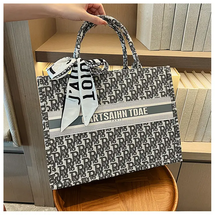 Women Cross-Border Fabric Shoulder Tote Bag 2025 Trendy Large Capacity — feature 68