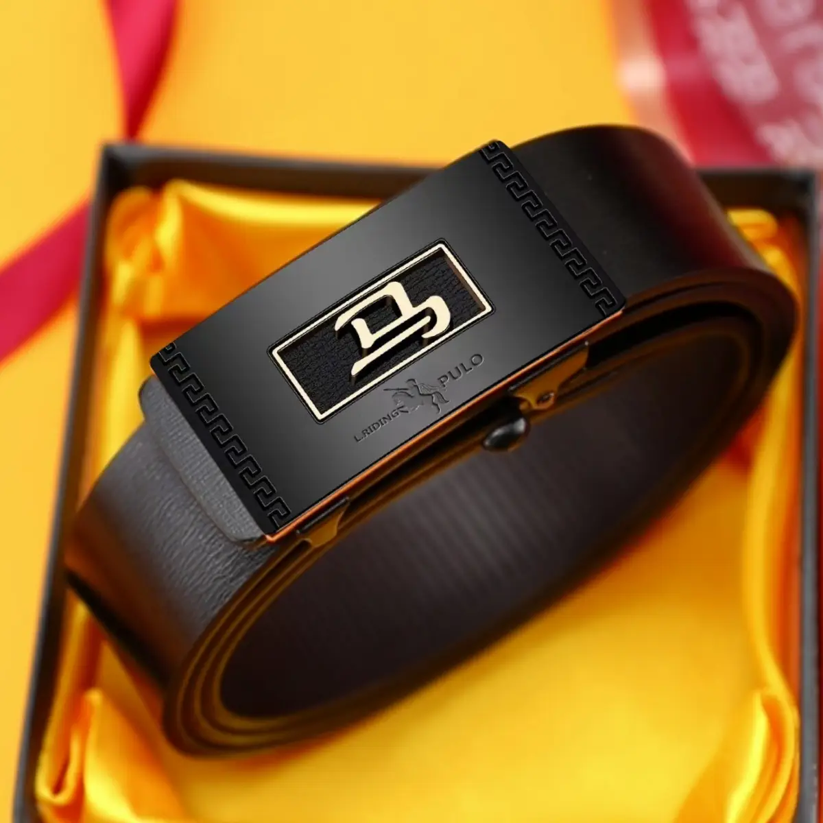 Paul Men's Automatic Buckle Leather Belt - Image 27