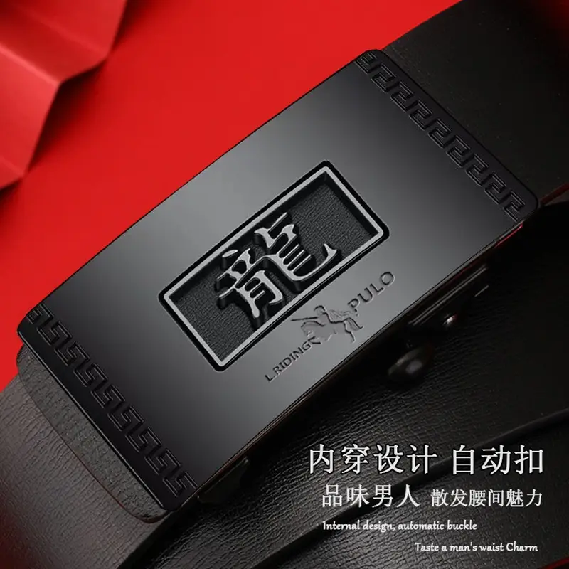 Paul Men's Automatic Buckle Leather Belt - Image 10
