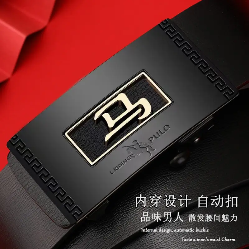 Paul Men's Automatic Buckle Leather Belt - Image 13