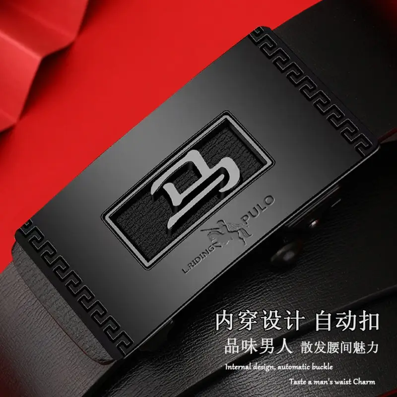 Paul Men's Automatic Buckle Leather Belt - Image 14