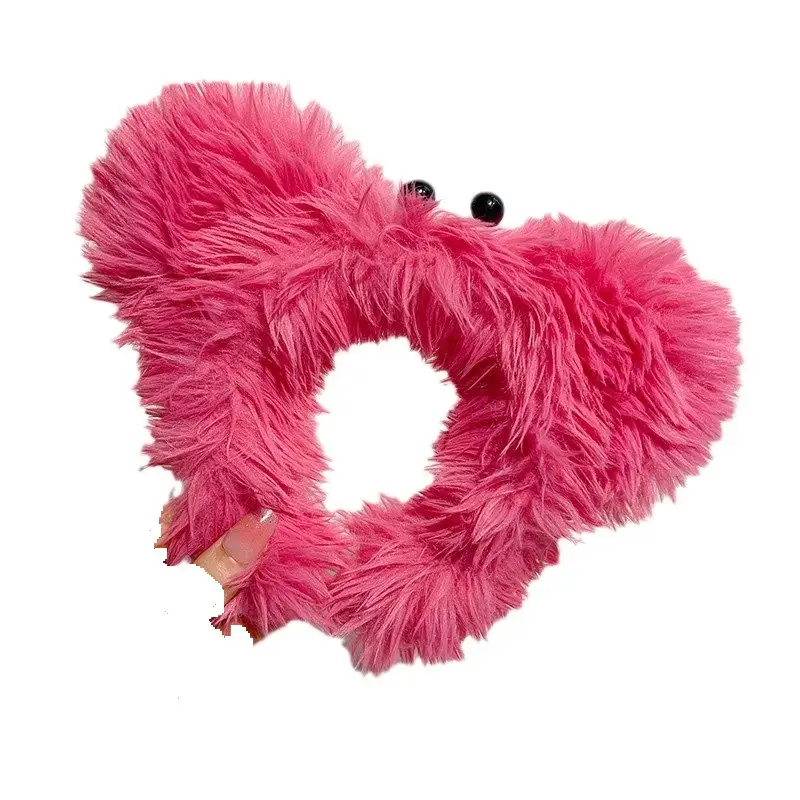 Furry Heart Ear Headband for Girls Cute Doll Headband - Image 10