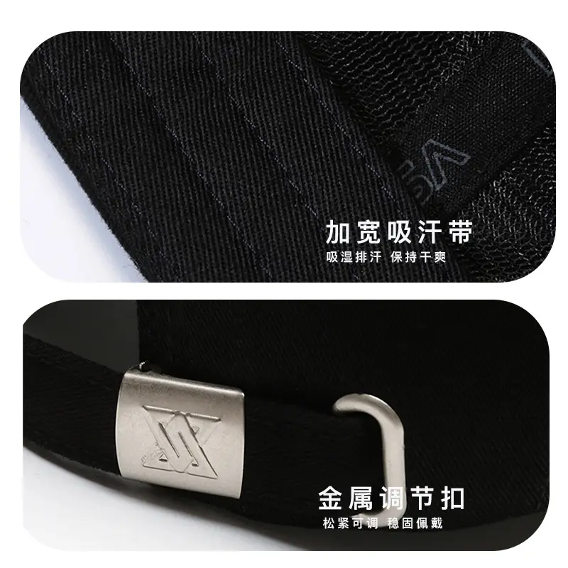 Men's Navy Blue Baseball Cap 111cm Buckle Adjustable - Image 7