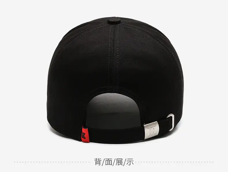 Men's Navy Blue Baseball Cap 111cm Buckle Adjustable — feature 11