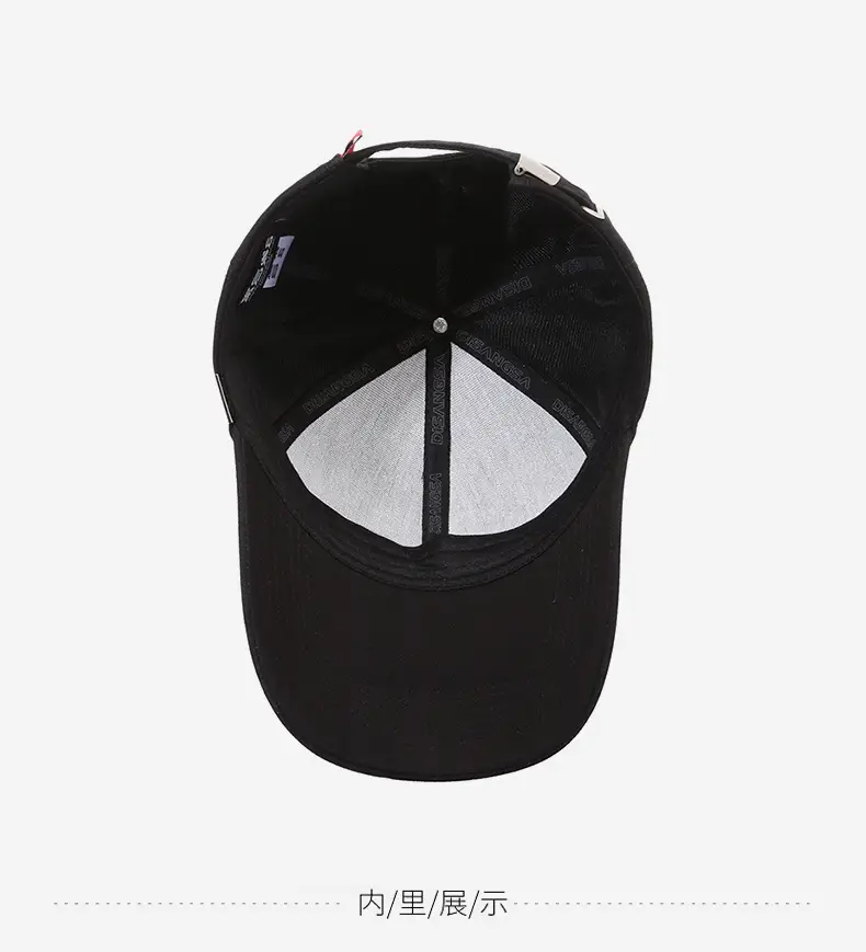 Men's Navy Blue Baseball Cap 111cm Buckle Adjustable — feature 13