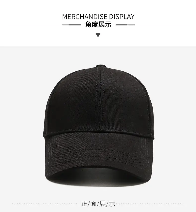 Men's Navy Blue Baseball Cap 111cm Buckle Adjustable — feature 8