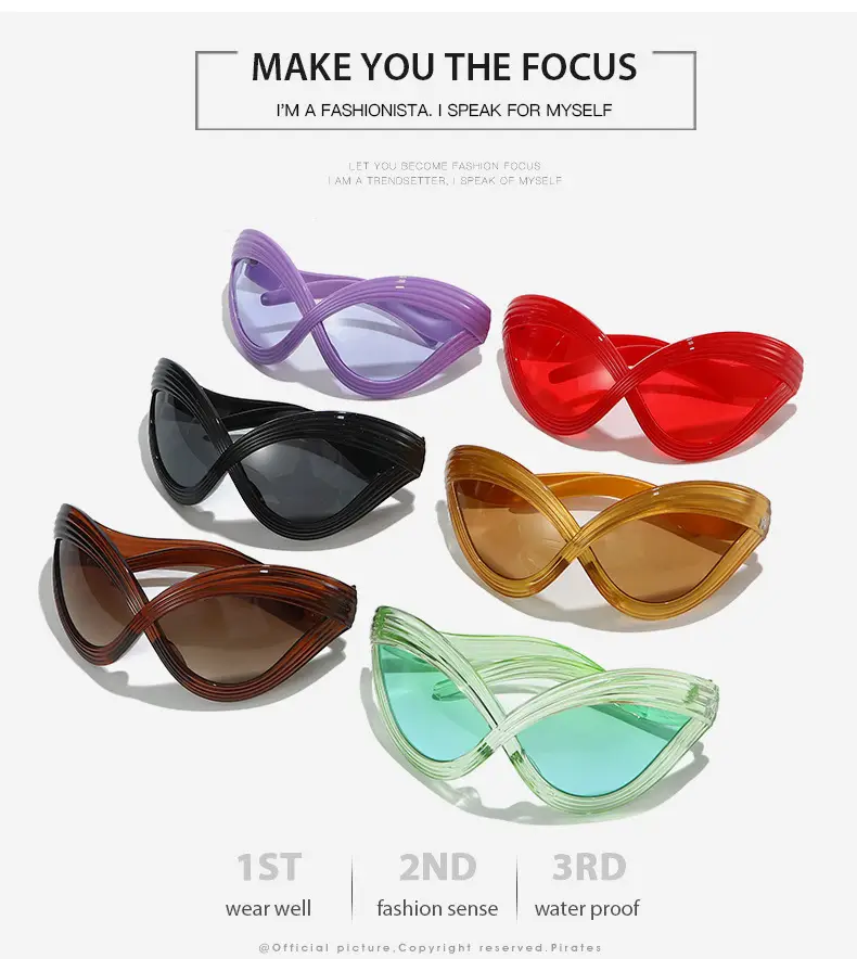 European Milan Fashion Runway Style Cat-Eye Sunglasses — feature 3