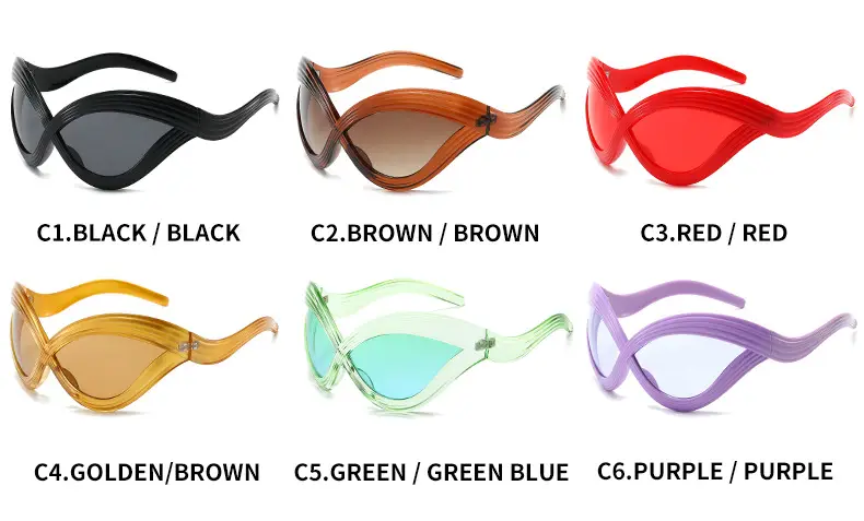 European Milan Fashion Runway Style Cat-Eye Sunglasses — feature 6