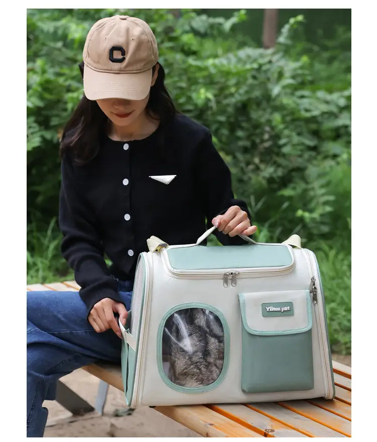 Portable Cat Cage with Handheld Pet Bag — feature 9