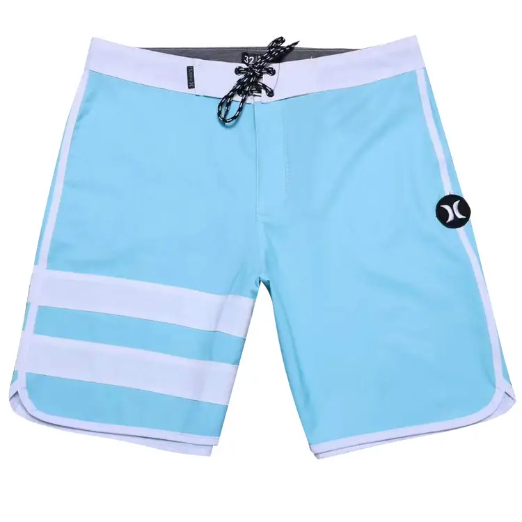 Men's Black & White Quick-Drying Beach Shorts — feature 5