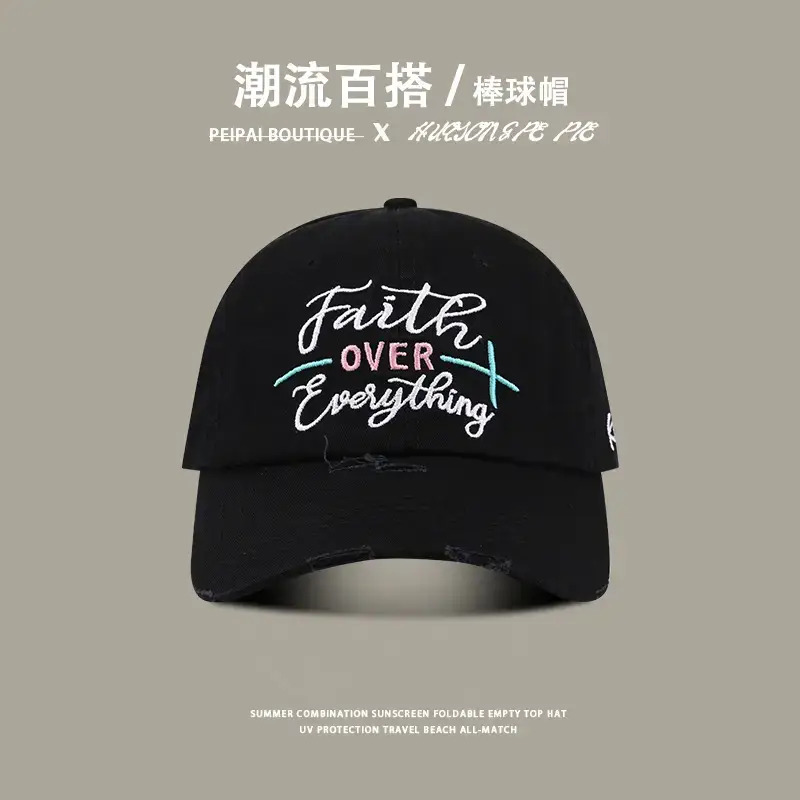 Women's Embroidered Beanie Cap Spring Autumn Pure Cotton — feature 10