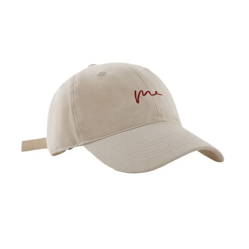 Women's Korean Style Beige & Brown Baseball Caps - Image 11