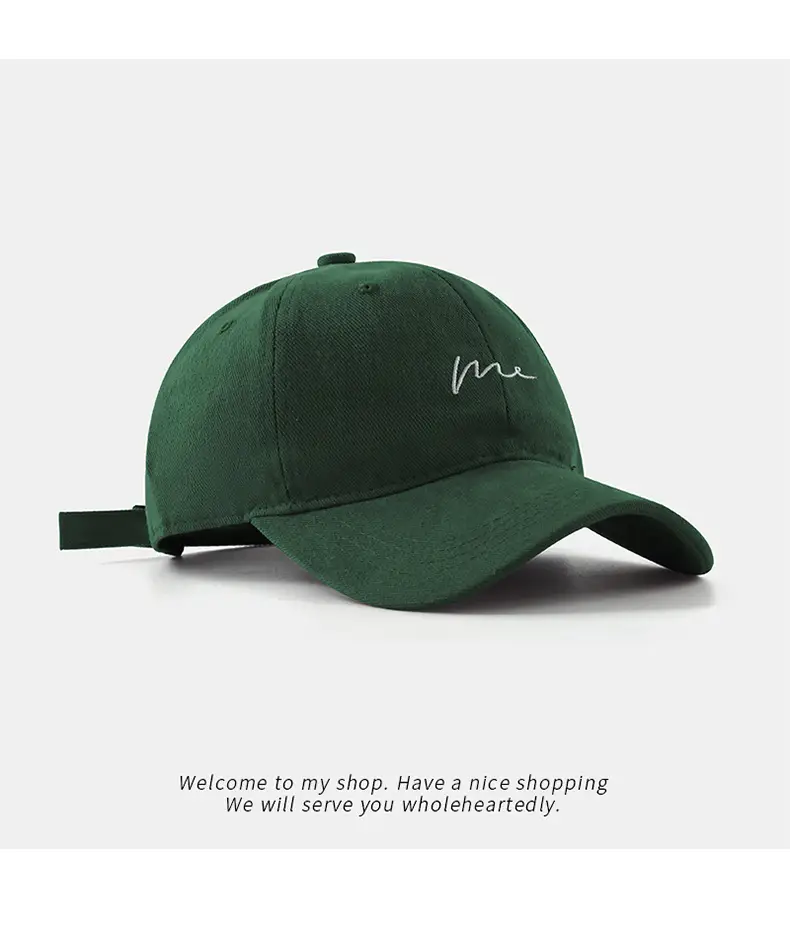 Women's Korean Style Beige & Brown Baseball Caps — feature 14
