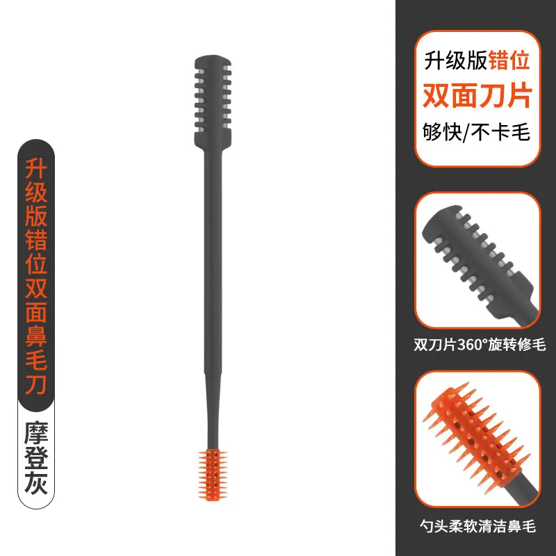 Upgraded version dislocation double-sided nose knife-modern gray-single without box
