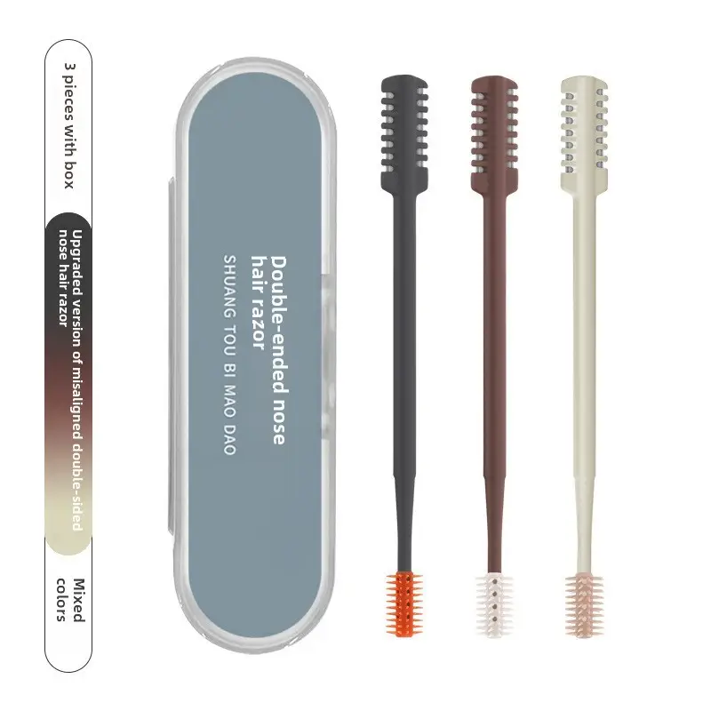 Double Sided Nose Hair Cutter Set 8 Pcs Stainless Steel - Image 13