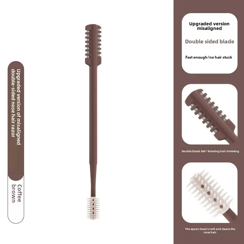 Double Sided Nose Hair Cutter Set 8 Pcs Stainless Steel - Image 3