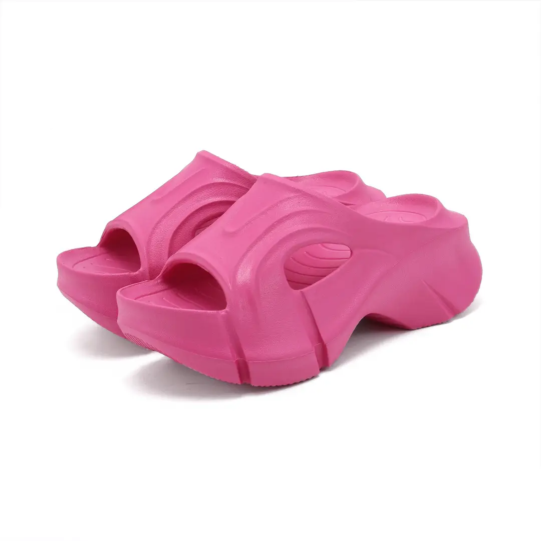 Thick-Soled Slippers for Women, Eva Soft-Soled Ins Trbottomy Slippers, Outdoor High-Heeled Shoes, Cross-Border Women's Shoes, Sandals and Slippers