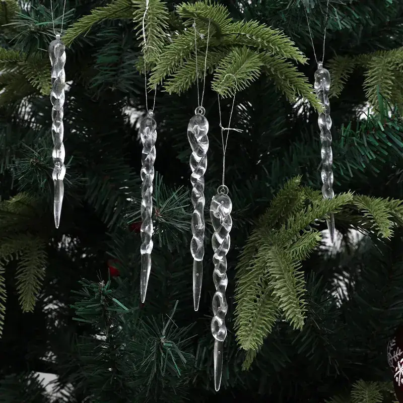 Transparent Ice Tree Decorations for Christmas Festivals - Image 3