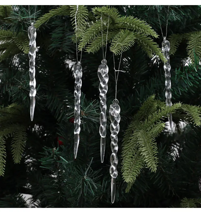 Transparent Ice Tree Decorations for Christmas Festivals — feature 10