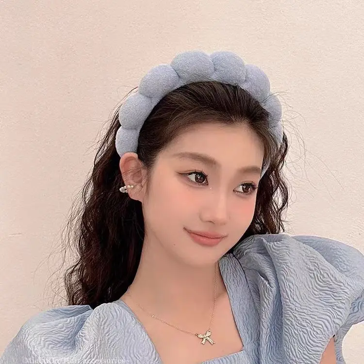 Green Cloud Sponge Headband for Girls - Image 11