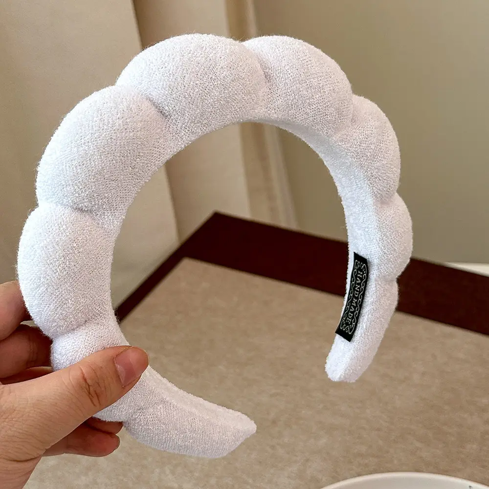 Green Cloud Sponge Headband for Girls - Image 2