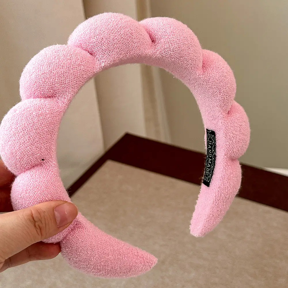 Green Cloud Sponge Headband for Girls - Image 4
