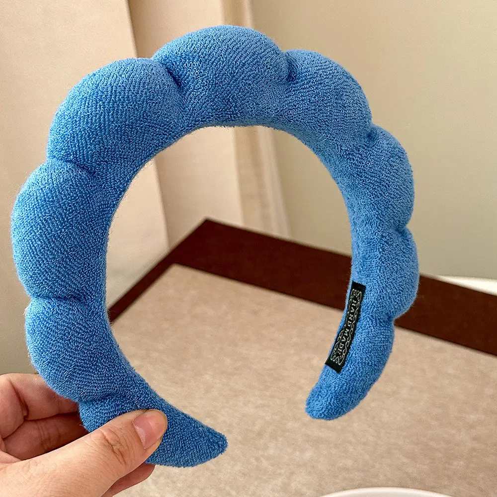 Green Cloud Sponge Headband for Girls - Image 7