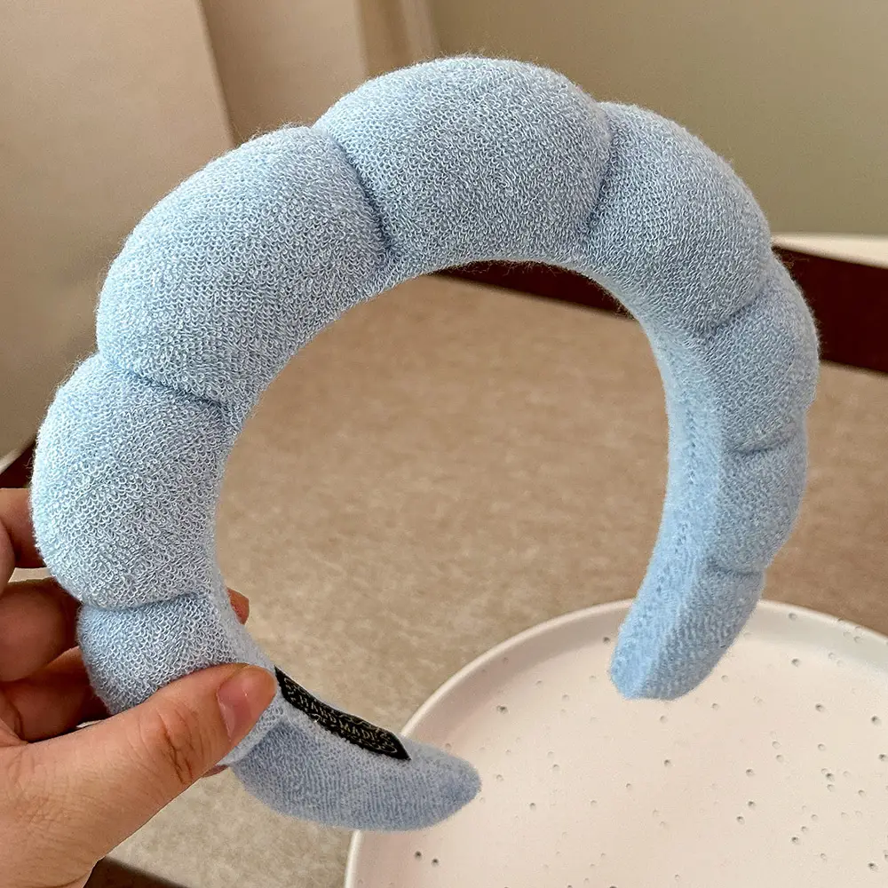 Green Cloud Sponge Headband for Girls - Image 8