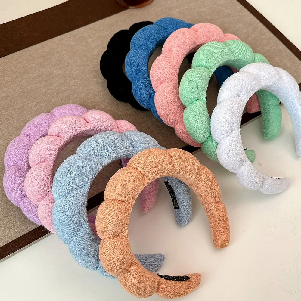 Green Cloud Sponge Headband for Girls - Image 9