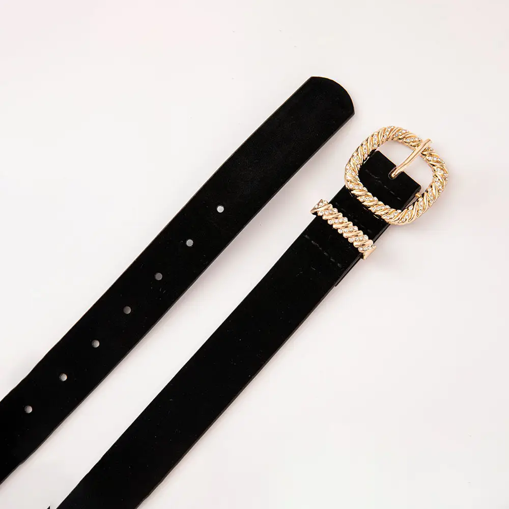Tiffany Blue Metal Belt with Crystal Buckle β feature 14