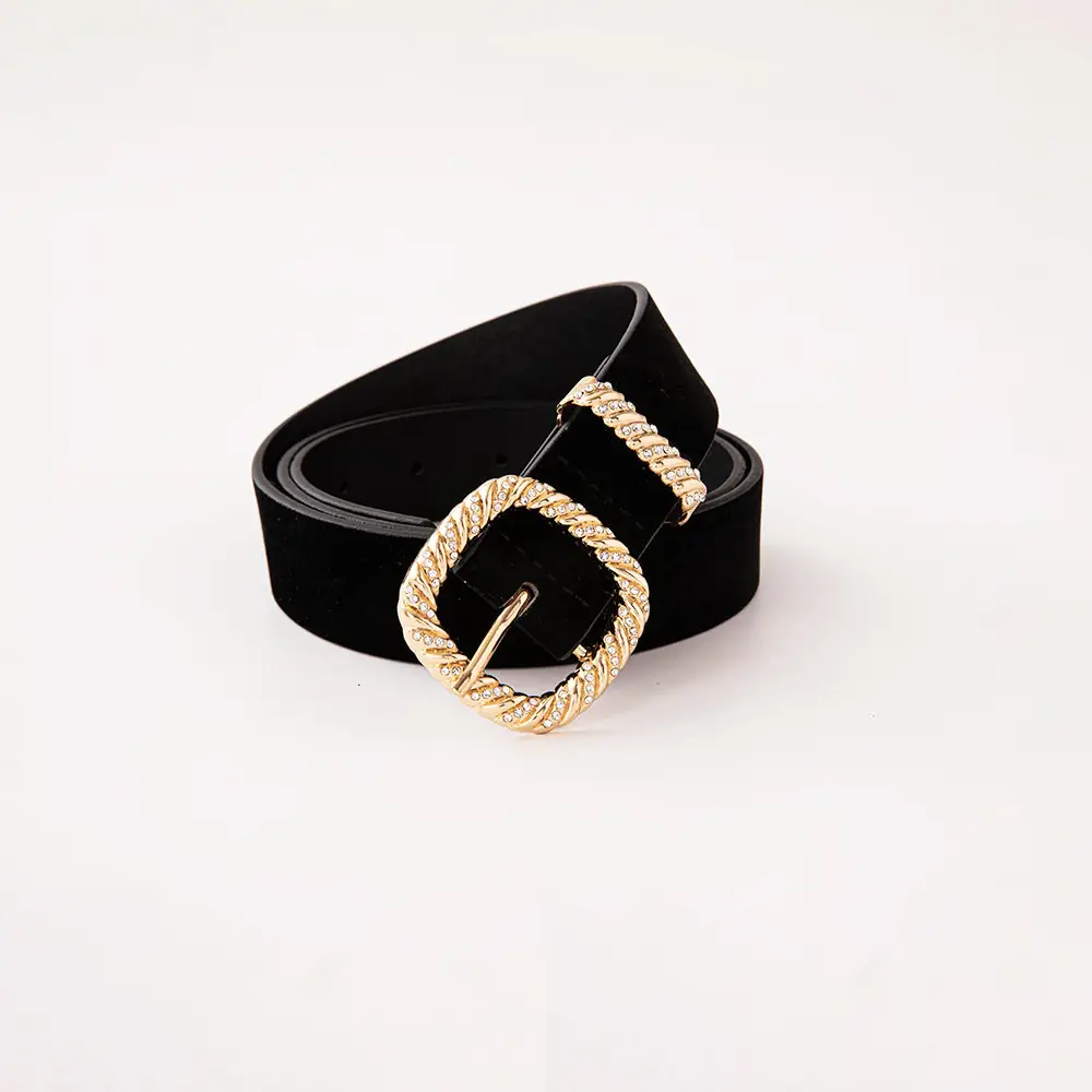 Tiffany Blue Metal Belt with Crystal Buckle - Image 4
