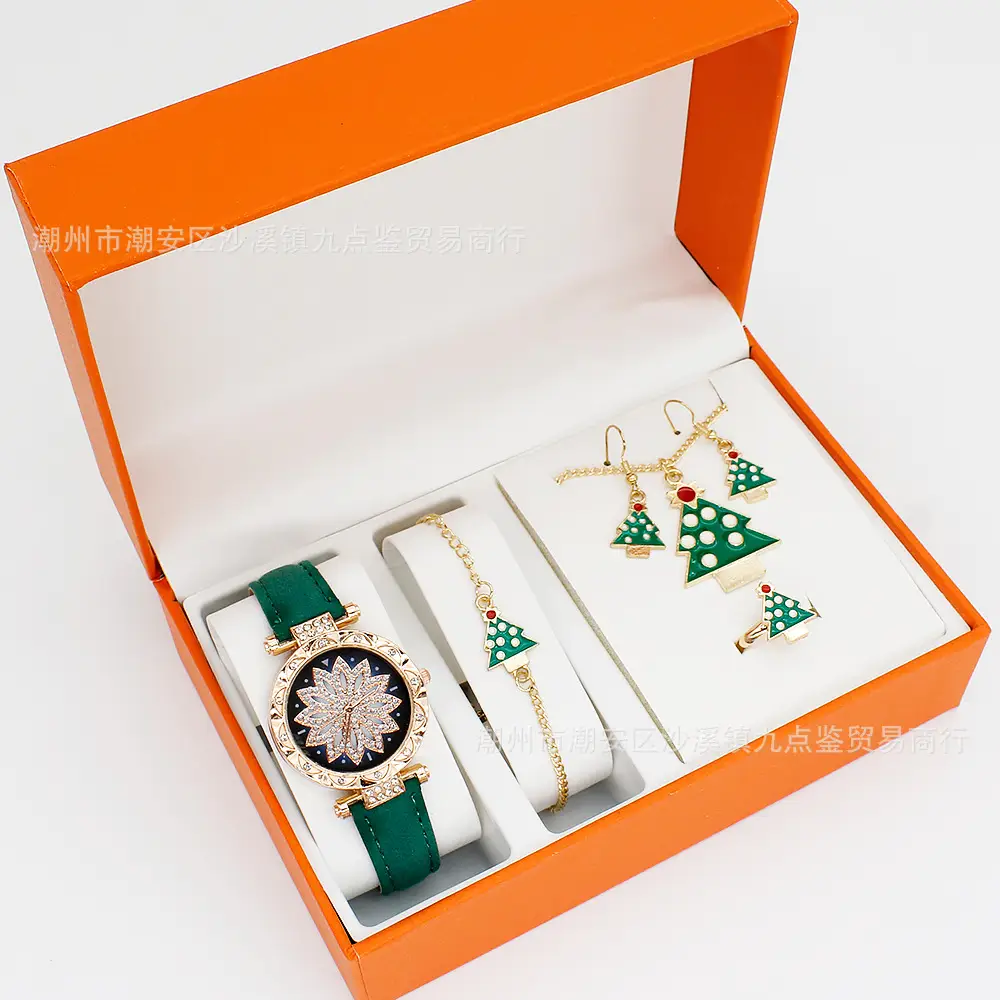 Christmas Gift Set for Women's Watch & Jewelry — feature 2
