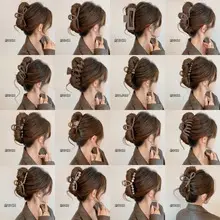 Black Double-Sided Bow Hair Clip for Girls — feature 27