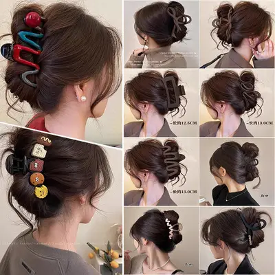 Black Double-Sided Bow Hair Clip for Girls — feature 33