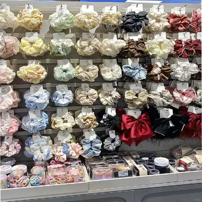 Black Double-Sided Bow Hair Clip for Girls — feature 37