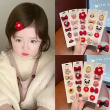 Black Double-Sided Bow Hair Clip for Girls — feature 7