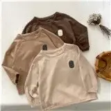 Boys Strap Pants Brown Spring Autumn Casual Kids — feature 9