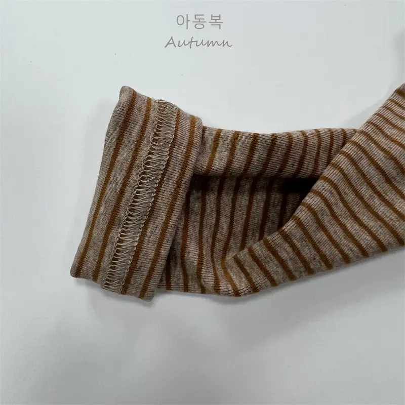 2026 Spring Boys Striped Long Sleeve T-Shirt High Neck Korean Style — feature 20