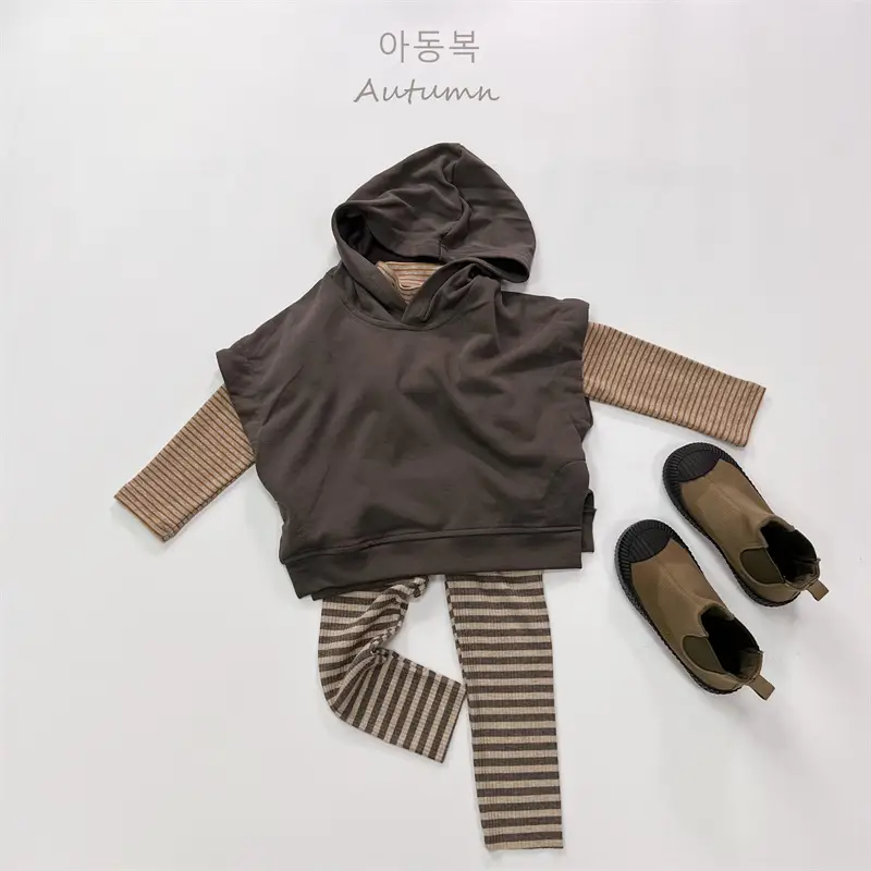 2026 Spring Boys Striped Long Sleeve T-Shirt High Neck Korean Style — feature 8