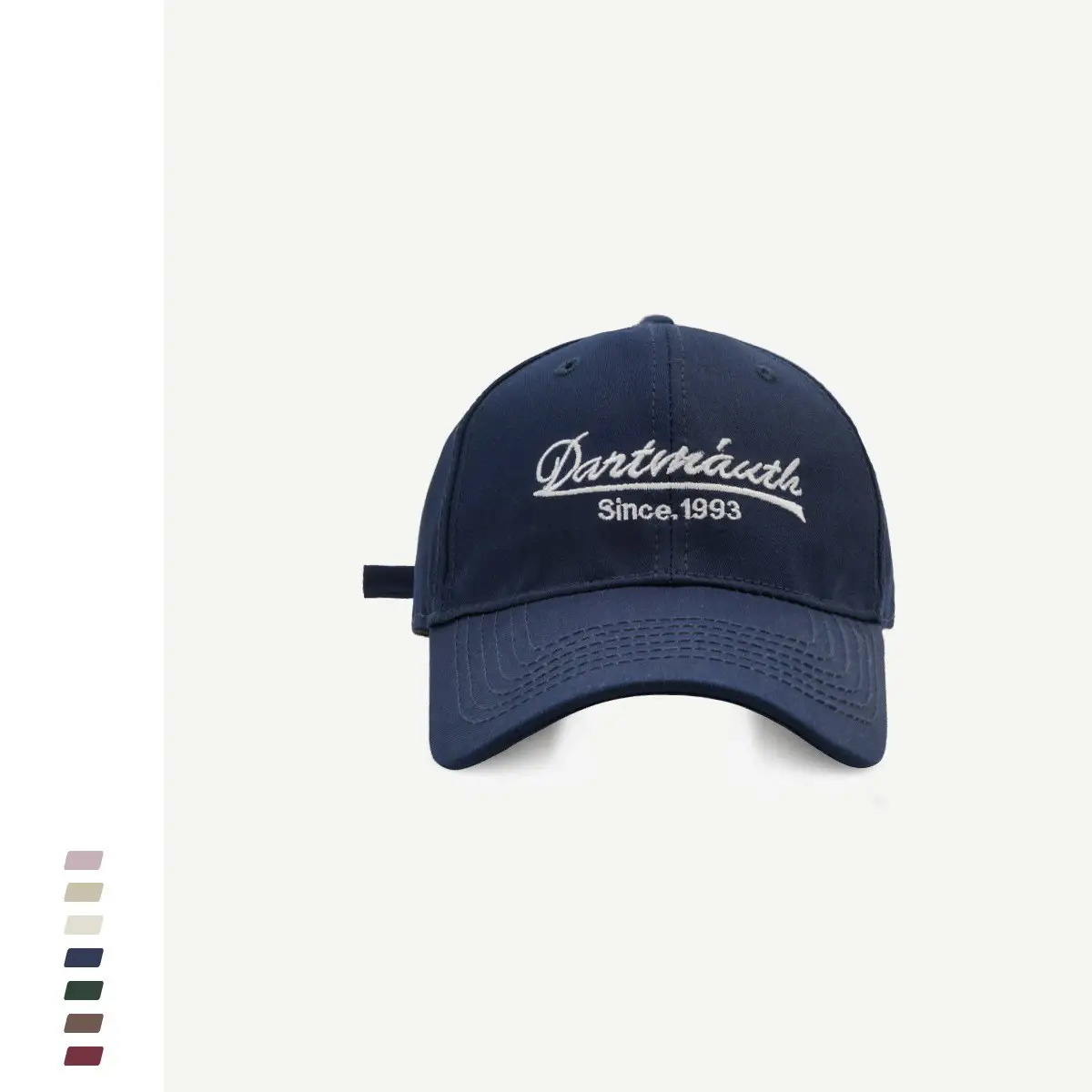 Denim & Rats Embroidered Baseball Cap Beige