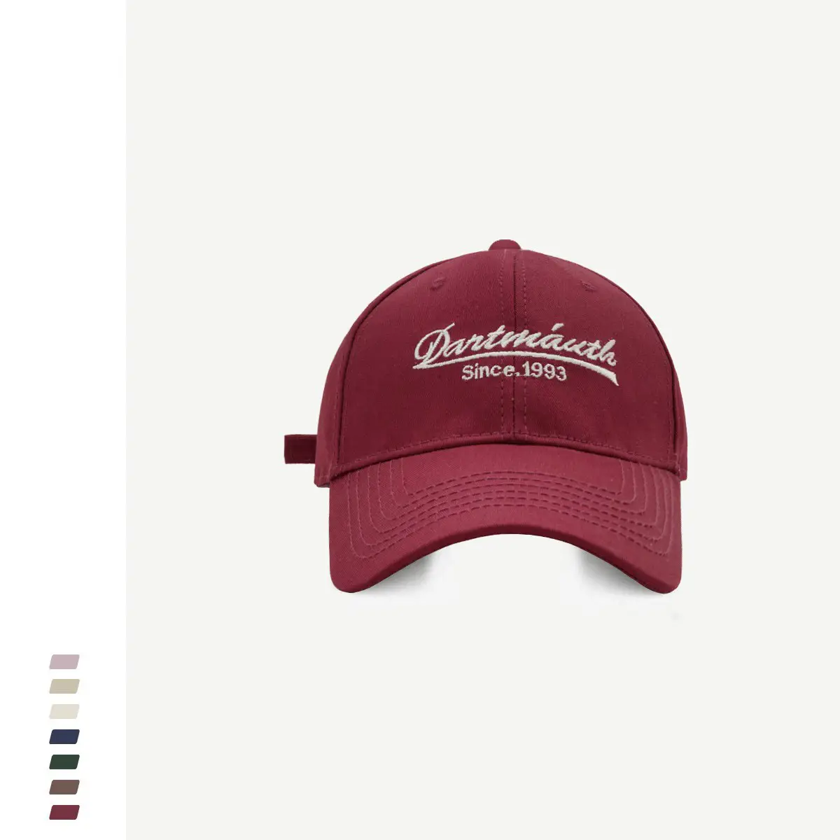 Denim & Rats Embroidered Baseball Cap Beige
