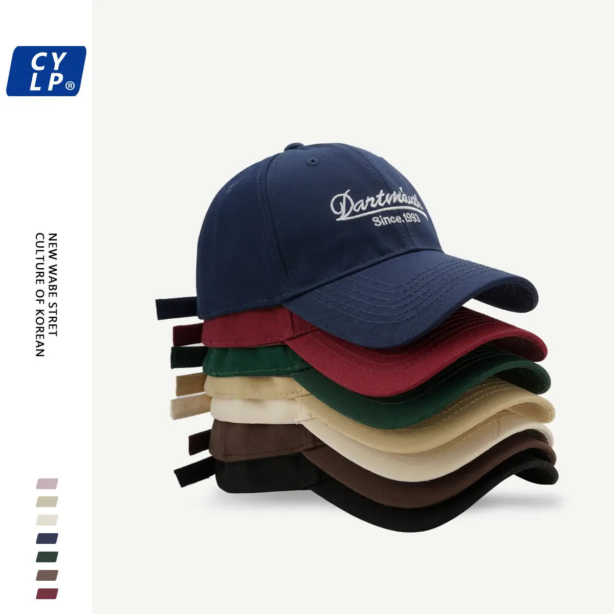 Denim & Rats Embroidered Baseball Cap Beige — feature 15