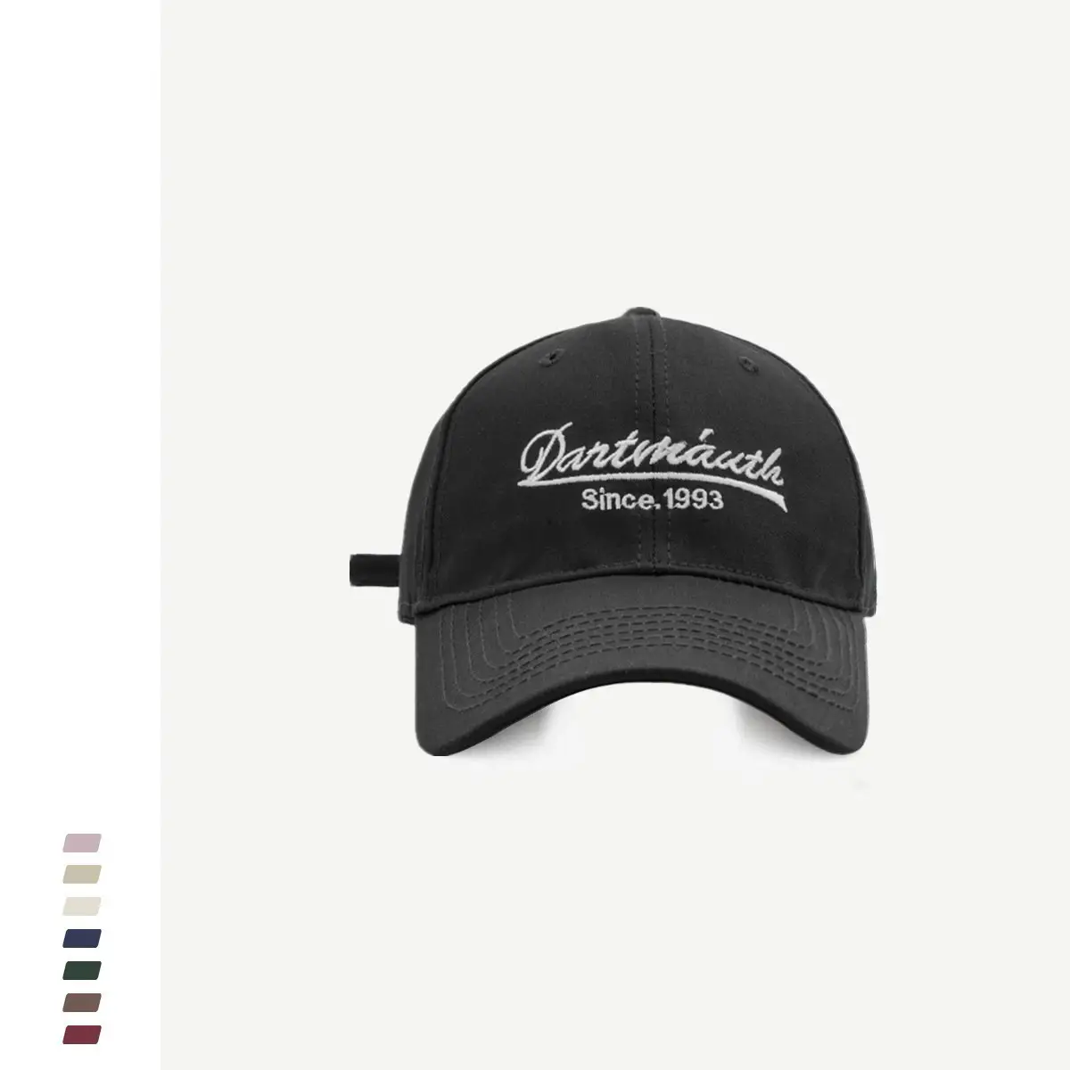 Denim & Rats Embroidered Baseball Cap Beige