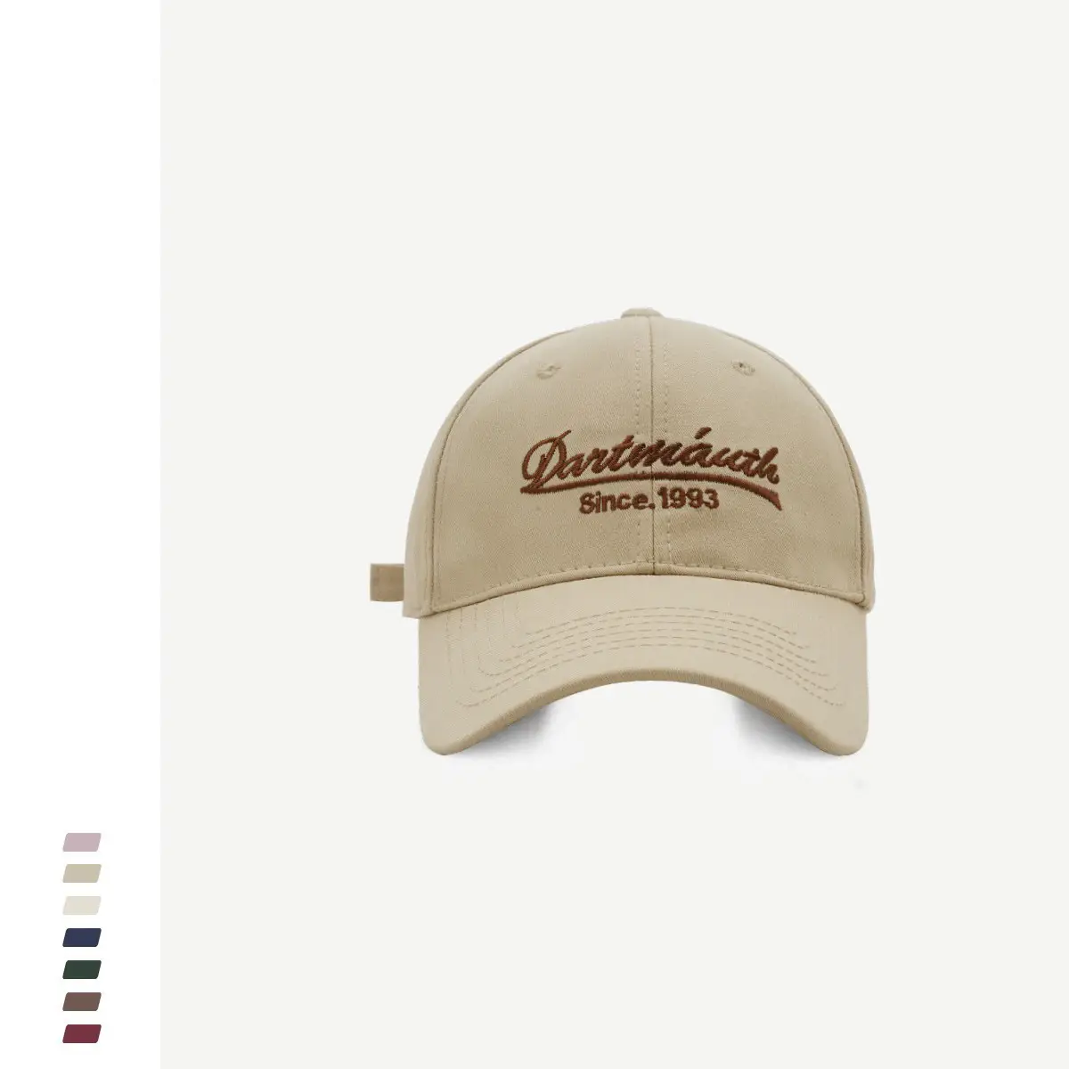 Denim & Rats Embroidered Baseball Cap Beige