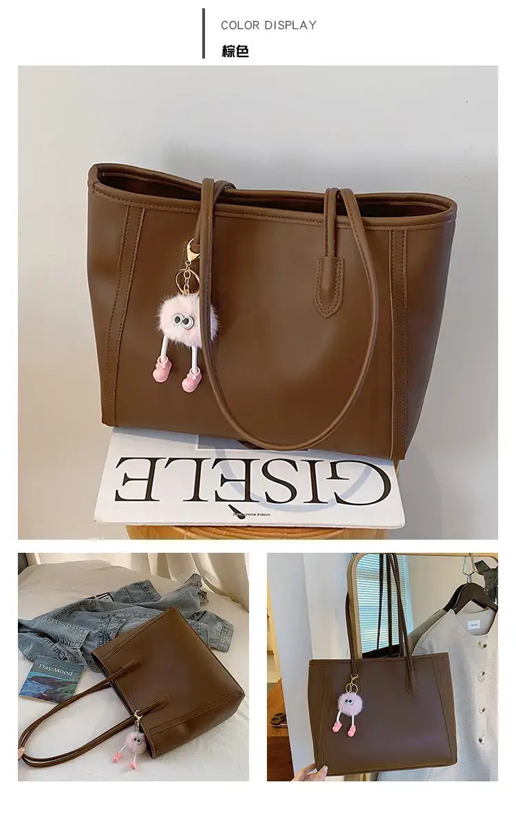 Retro Personalized Shoulder Bag Tan 2023 — feature 23