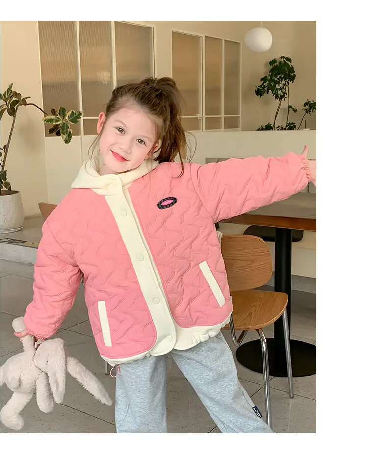 Girls Grey Sweatpants with Letter Print & Elastic Belt — feature 18