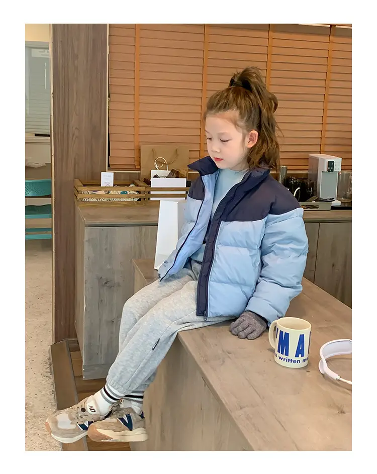 Girls Grey Sweatpants with Letter Print & Elastic Belt — feature 65