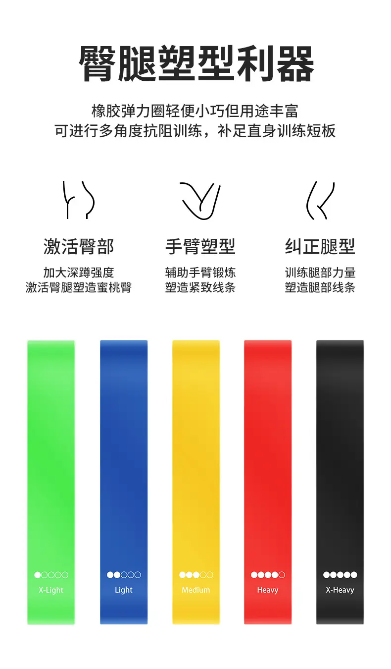 Tpe Elastic Band Yoga Exercise Thickeneded Resistance Band Tension Ring Rubber Strength Training Quick Hip Lifting Elastic Ring — feature 9